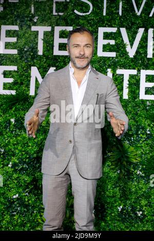 Alessandro Passadore assistez à la photo « Vincenzo Malinconico, Avvocato » dans le cadre du Festival de télévision de Monte Carlo 61st. Monte-Carlo, Monaco, sur 19 juin 2022. Photo de Patrick Aventurier/ABACAPRESS.COM Banque D'Images