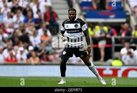 Twickenham, Royaume-Uni. 19th juin 2022. Angleterre V Barbarians. Stade de Twickenham. Twickenham. Virimi Vakatawa (Barbarians) pendant le match de rugby anglais V Barbarians. Credit: Sport en images/Alamy Live News Banque D'Images