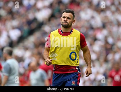 Twickenham, Royaume-Uni. 19th juin 2022. Angleterre V Barbarians. Stade de Twickenham. Twickenham. Danny Care (Angleterre) pendant le match de rugby Angleterre V Barbarians. Credit: Sport en images/Alamy Live News Banque D'Images