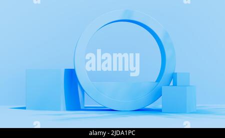 Arrière-plan abstrait de 3D formes. Convient à la présentation. 3d rendu Banque D'Images