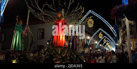 Festival à Sanjoaninas Angra prendre un souffle profond et aller danser, qui a commencé sur 17 juin 2022 Banque D'Images