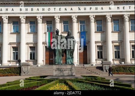 Sofia, Bulgarie. 30th mars 2019. La Bibliothèque nationale, Sofia, Bulgarie. Monuments de la capitale bulgare, Sofia. (Photo de John Wreford/SOPA Images/Sipa USA) crédit: SIPA USA/Alay Live News Banque D'Images