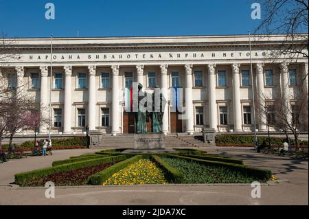 Sofia, Bulgarie. 30th mars 2019. La Bibliothèque nationale, Sofia, Bulgarie. Monuments de la capitale bulgare, Sofia. (Photo de John Wreford/SOPA Images/Sipa USA) crédit: SIPA USA/Alay Live News Banque D'Images