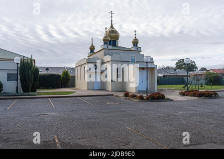 20 juin 2022 : Église orthodoxe autocéphalique bélarussienne St Pierre & Paul à Adélaïde, Australie Banque D'Images