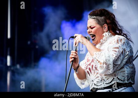 Copenhague, Danemark. 18th, juin 2022. Le groupe suédois de hard rock nerved donne un concert en direct lors du festival danois de Heavy Metal Copenhague 2022. (Crédit photo: Gonzales photo - Christian Hjorth) Banque D'Images