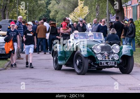 Juin 2022 Bicester Heritage Scramble Classic car Event Banque D'Images