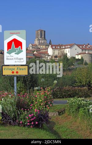 France, Vendée Vouvant, nommée « les plus beaux villages de France » Banque D'Images