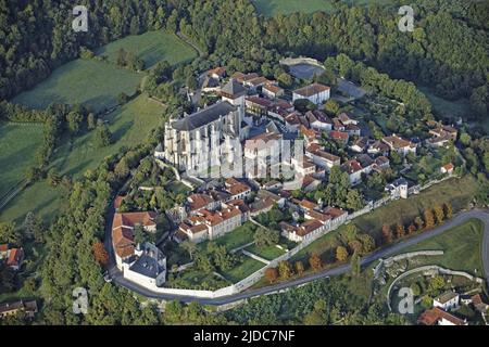 France, haute-Garonne Saint-Bertrand de Comminges, (photo aérienne) Banque D'Images