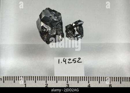 Stephanite. Minéraux. Europe, Allemagne, Saxe, Freiberg Banque D'Images