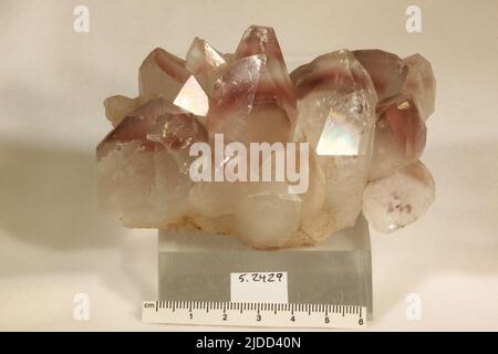 Quartz. Minéraux. Europe; Allemagne; Saxe; Schneeberg Banque D'Images