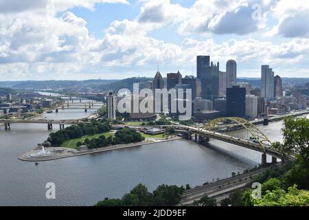 Duquesne incline à Washington Heights, Pittsburgh Banque D'Images