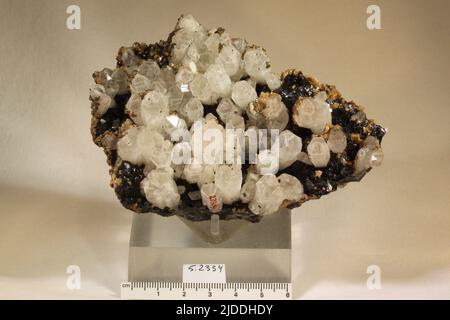 Quartz. Minéraux. Europe, Allemagne, Saxe, Freiberg Banque D'Images