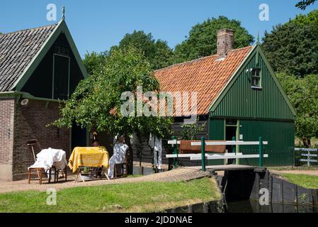 Enkhuizen, pays-Bas, juin 2022. Diverses scènes du musée Zuiderzee à Enkhuizen. Photo de haute qualité Banque D'Images