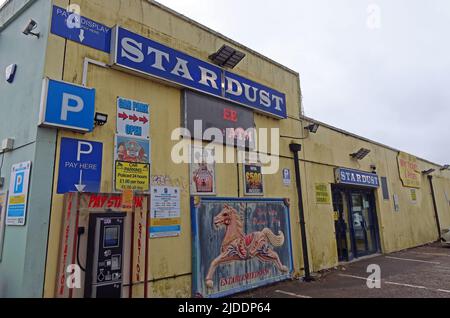 Le centre d'attractions Stardust, Paget Rd, Barry Island, Vale of Glamourgan, pays de Galles du Sud, ROYAUME-UNI, CF62 5TQ Banque D'Images