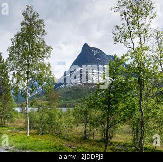 Vallée d'Innerdalen, Norvège, Europe Banque D'Images