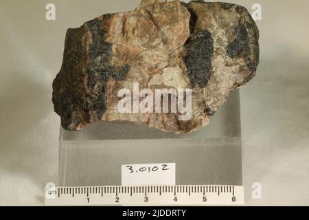 Yttrotantalite-(y). Minéraux. Europe; Suède; Ytterby Banque D'Images