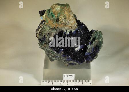 Azurite. Minéraux. Amérique du Nord ; États-Unis ; Utah ; Comté de Tooele Banque D'Images