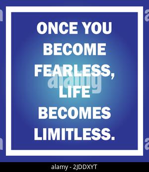 Illustration du vecteur d'image du devis motivationnel. Illustration de Vecteur