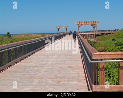 Promenade, parc national de l'Île-du-Prince-Édouard, Cavendish Banque D'Images