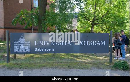 Universität Potsdam, Campus Griebnitzsee, August-Bebel-Straße, Babelsberg, Potsdam, Brandebourg, Allemagne Banque D'Images