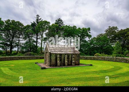 Gruline, île de Mull, Écosse – le mausolée du général Macquarie et de sa famille Banque D'Images