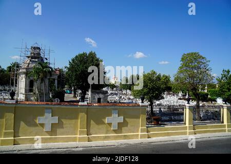 Cimetière Nekropolis de Cristobal Colon à la Havane Banque D'Images