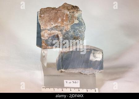 Actinolite. Minéraux. Amérique du Nord ; États-Unis ; Californie ; Comté de Sonoma ; Petaluma ; 9 km au nord-ouest de Petaluma Banque D'Images
