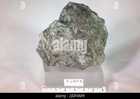 Actinolite. Minéraux. Amérique du Nord ; États-Unis ; Connecticut ; New Haven County ; New Haven Banque D'Images