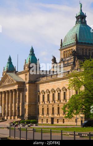 Allemagne, Saxe, Leipzig, cour administrative fédérale, Banque D'Images