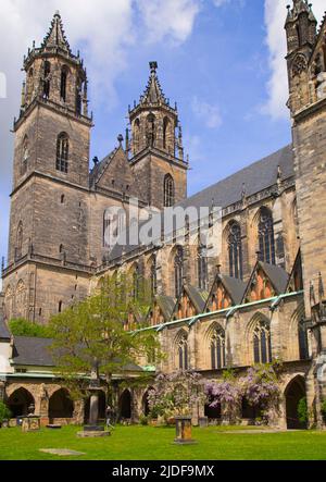 Allemagne, Saxe - Anhalt, Magdeburg, Dom, Cathédrale, Banque D'Images