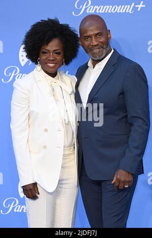 20 juin 2022. Londres, Royaume-Uni. Viola Davis et Julius Tennon arrivent à l'événement Paramount+ UK Launch, Outernet London. Crédit : Doug Peters/EMPICS/Alamy Live News Banque D'Images