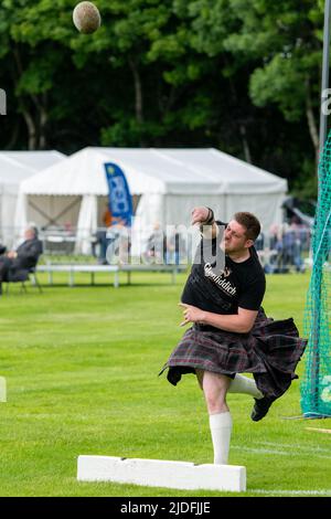 19 juin 2022. Hazlehead, Aberdeen, Écosse. Il s'agit d'un concurrent du Glenfiddich Heavy Events Championship. Banque D'Images