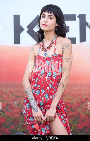 20 juin 2022, Madrid, Madrid, Espagne: Natalia Lacunza assiste à la fête d'été Kenzo au Musée du vêtement sur 20 juin 2022 à Madrid, Espagne (image de crédit: © Jack Abuin/ZUMA Press Wire) Banque D'Images