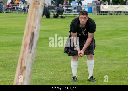 19 juin 2022. Hazlehead, Aberdeen, Écosse. Il s'agit d'un concurrent du Glenfiddich Heavy Events Championship. Banque D'Images