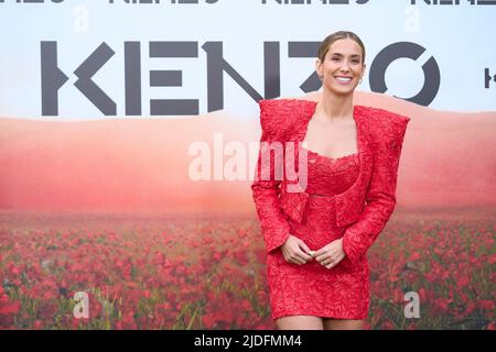 Madrid. Espagne. 20220620, Maria Pombo participe à la fête d'été de Kenzo au Musée du vêtement de 20 juin 2022 à Madrid, Espagne Banque D'Images