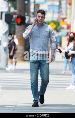 Célébrités vues à Hollywood avec: Victor Migalchan où: Los Angeles , Californie , États-Unis quand: 23 août 2021 crédit: Guillermo Proano/WENN Banque D'Images