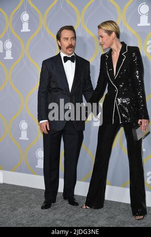 Sam Rockwell et Leslie Bibb Banque D'Images