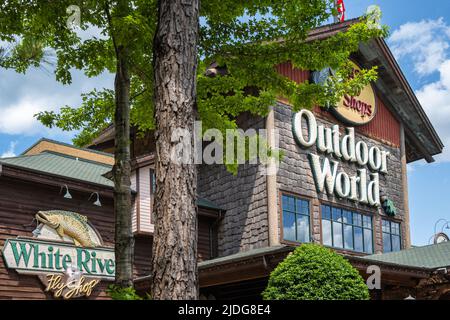 Bass Pro Shops Outdoor World à Leeds, Alabama, juste à l'extérieur de Birmingham. (ÉTATS-UNIS) Banque D'Images