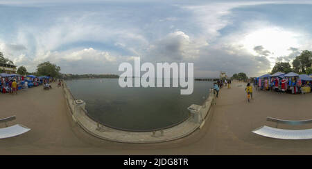 Vue panoramique à 360° de Dona Paula Beach