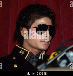 Michael Jackson 1984. Crédit: Ralph Dominguez/MediaPunch Banque D'Images