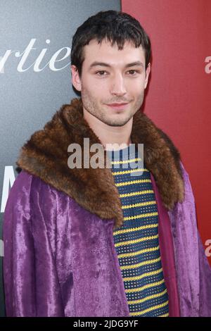 NEW YORK, NY - 5 JUIN : Ezra Miller à la première mondiale d’Ocean 8 à la salle Alice Tully sur 5 juin 2018 à New York. Crédit: Diego Corredor/MediaPunch Banque D'Images