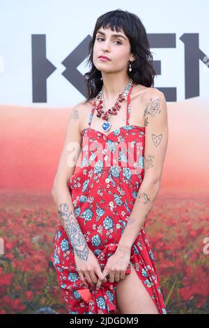 20 juin 2022, Madrid, Madrid, Espagne: Natalia Lacunza assiste à la fête d'été Kenzo au Musée du vêtement sur 20 juin 2022 à Madrid, Espagne (image de crédit: © Jack Abuin/ZUMA Press Wire) Banque D'Images