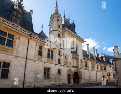 Palais Jaques coeur, bâtiment du XVème siècle, vieille ville de Bourges. Département du cher, Centre-Val de Loire, France. Banque D'Images