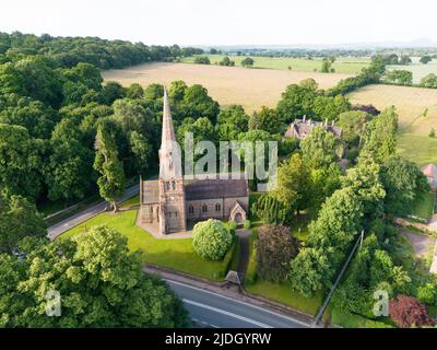 St Michael's and All Angels, Chetwynd, Newport, Shropshire Banque D'Images