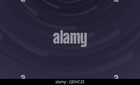 Gamme de luxe abstraite dégradé violet foncé modèle d'arrière-plan haut de gamme. Cercles de toile de fond panoramique horizontal ou météorite avec ombre. Décoration intérieure Illustration de Vecteur