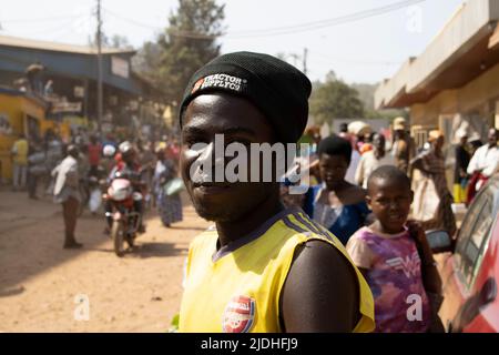 Rwanda, République du Rwanda, pays sans littoral de la Grande Vallée du Rift en Afrique centrale. Banque D'Images