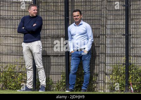 2022-06-21 10:53:51 ANVERS - Directeur technique Marc Overmars pendant la formation du club belge Royal Antwerp FC. ANP MARCEL VAN HOORN pays-bas - belgique sortie Banque D'Images