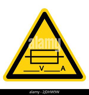 Symbole fusible (inscriptible) isoler sur fond blanc, illustration vectorielle Illustration de Vecteur