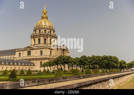 Les Invalides - complexe de musées et monuments à Paris, France. Banque D'Images