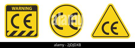 Symbole de marquage ce sur fond blanc Illustration de Vecteur